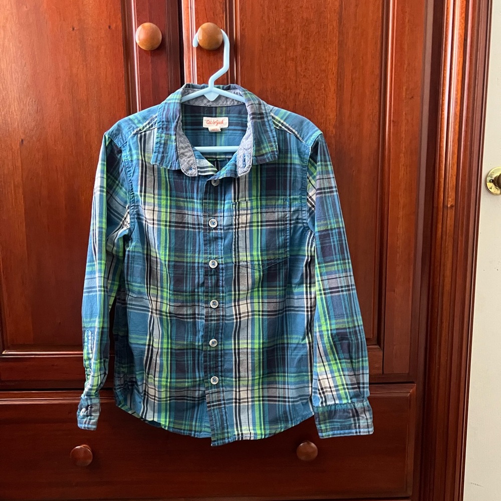 Kids Long Sleeve button down Shirt